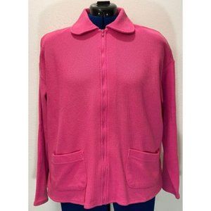 Express Pink Knit Jacket - Size S